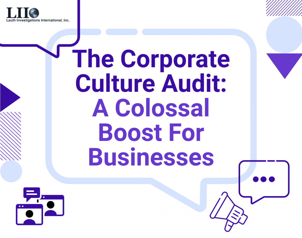corporate culture audit 
